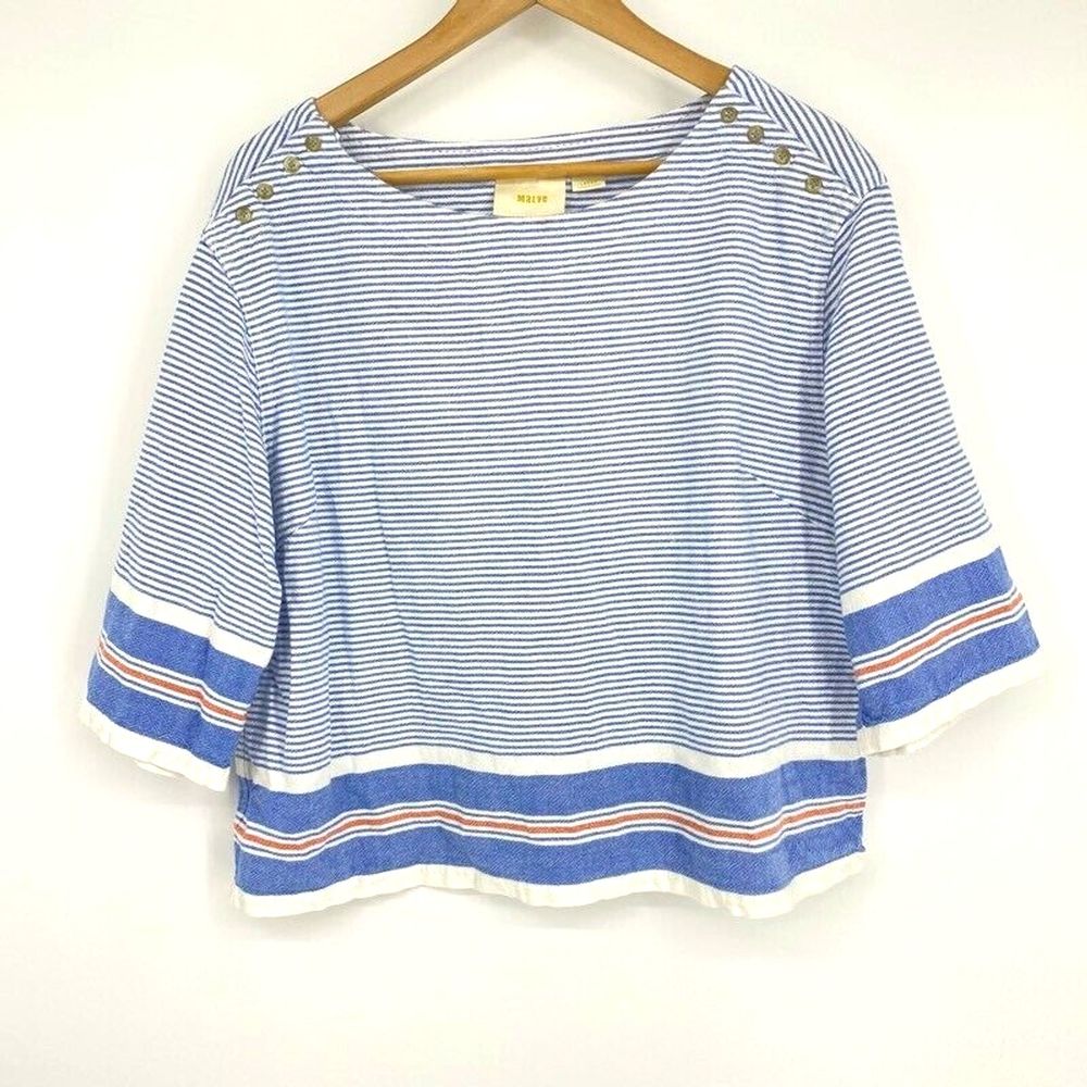 Anthropologie Maeve Blouse Striped